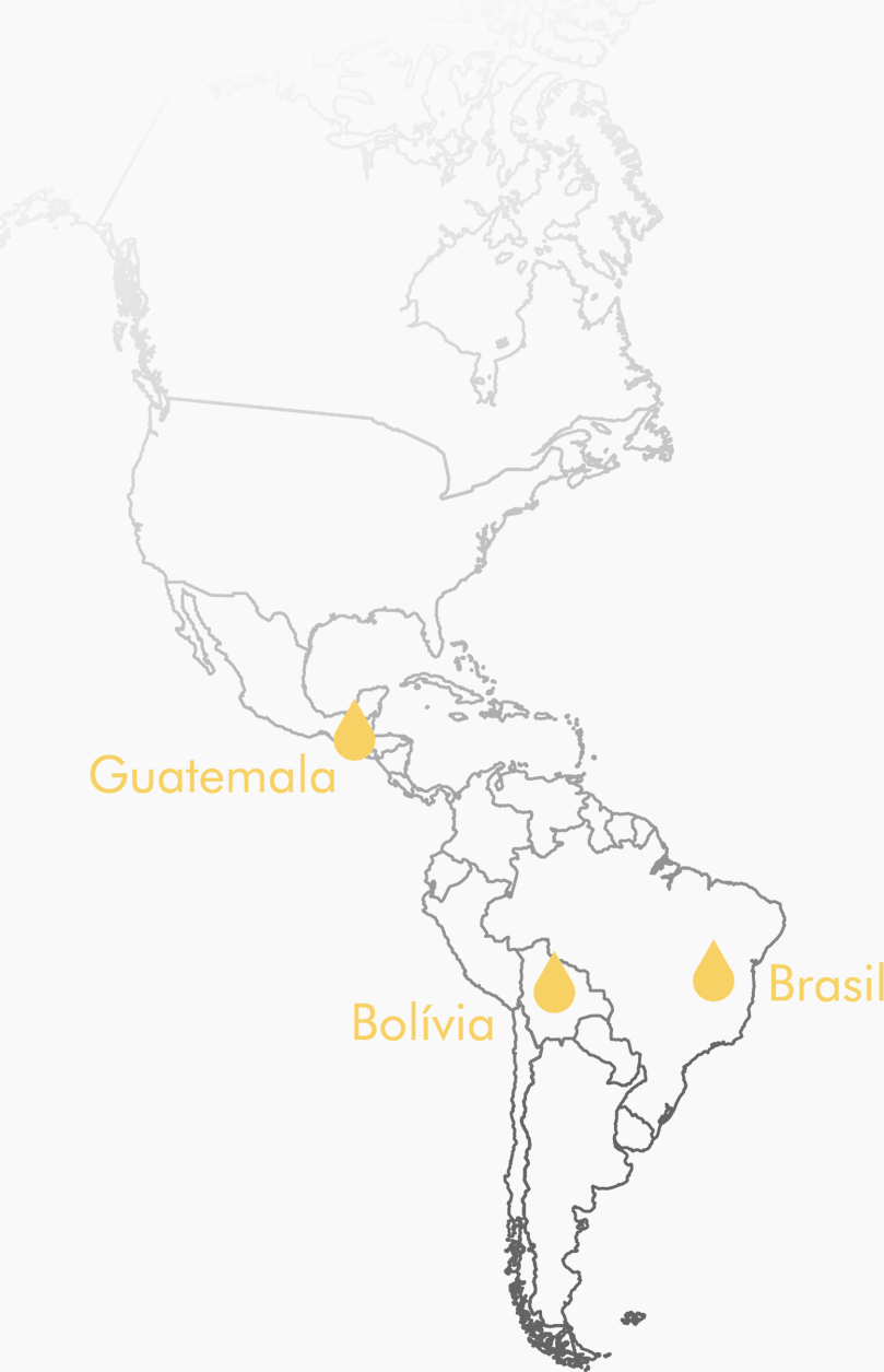 Mapa da américa Latina Chemlub